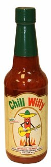 Chili Willy hot sauce from Belize. 10 oz