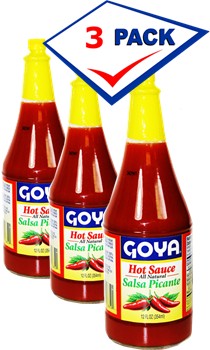 Goya Hot sauce. 12 oz Pack of 3