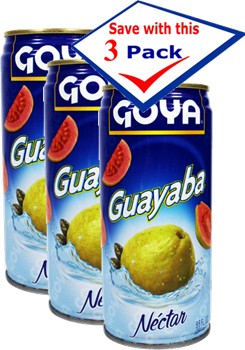 Goya Guava Nectar 9.6 oz pack of 3
