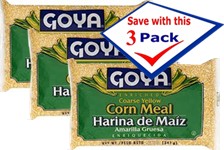 Goya harina de maiz Amarillo Gruesa 24 oz Pack of 3