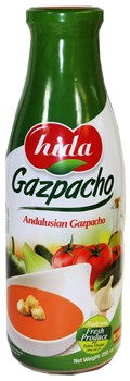 Gazpacho Andalusian Style 25 oz By Hida. Glass bottle