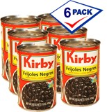Kirby Cuban style black beans, Pack of 6 Ready to eat. 15 Oz