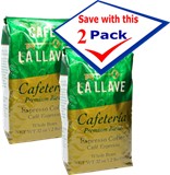 La Llave Cuban coffee whole bean 2 lb Pack of 2