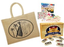 Cuban Game Set. Domino and Loteria!!  in a beautiful Gift Bag.