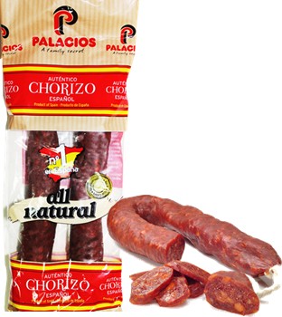 Palacios Chorizos Autentico From Spain 7.9 oz