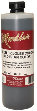 Color for  Cuban red beans. 16 oz