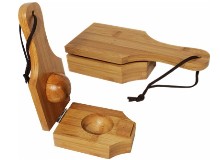 Toston Maker  for Stuffing Tostones. Tostonera. Quality bamboo wood construction..