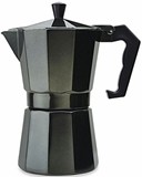 Economy Cuban Coffee Maker, Aluminum Construction .  6 cups