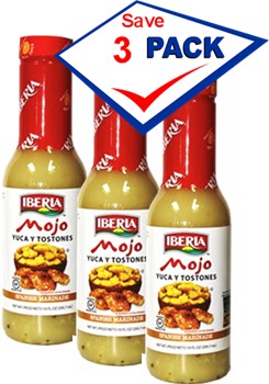 Mojo for Yuca and Tostones by Iberia . 10 oz Pack of 3