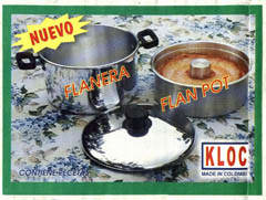 Flan Mold With Double Boiler . 1.6 qt